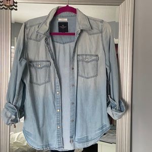 American eagle denim shirt